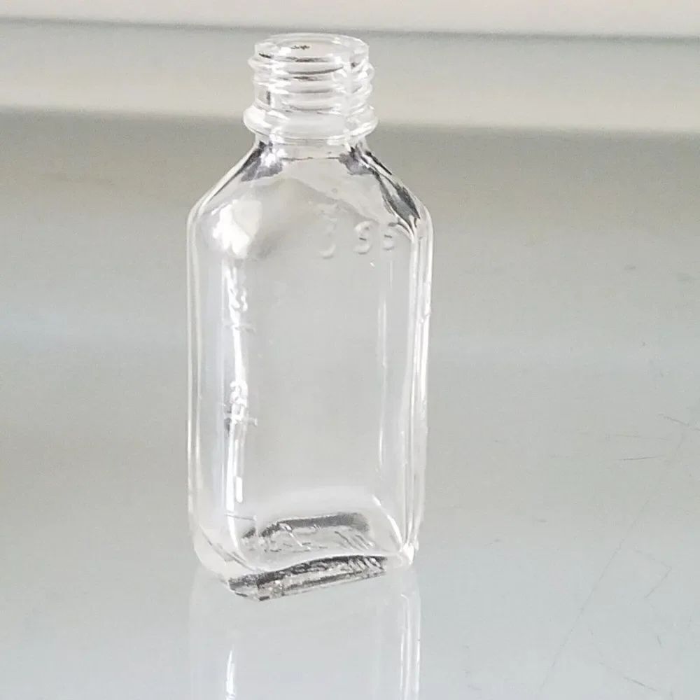 Vintage Glass Medicine Bottle Moderne 6 Foster Forbes Glass Company Movie Prop